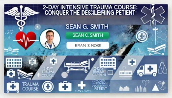 2-Day Intensive Trauma Course -Conquer the Deteriorating Patient – Sean G. Smith