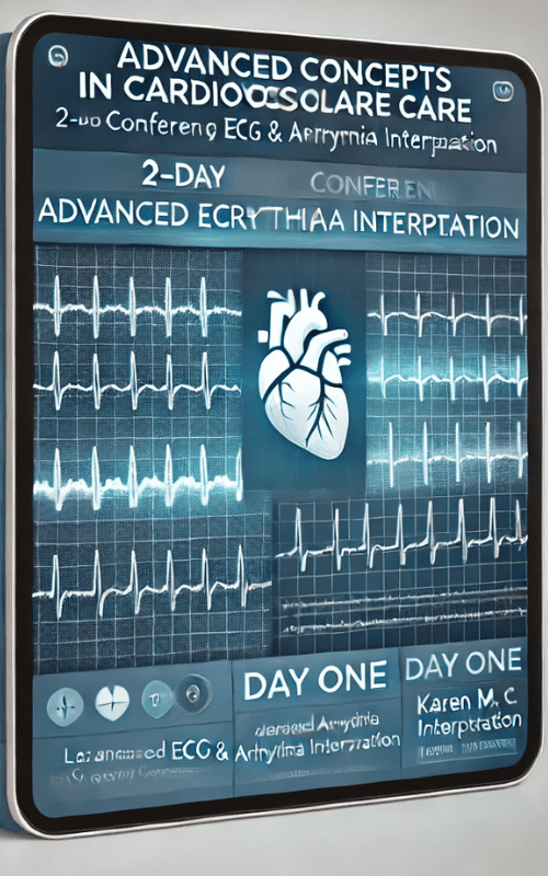 Advanced Concepts in Cardiovascular Care 2-Day Conference – Day One -Advanced ECG & Arrhythmia Interpretation – Karen M. Marzlin