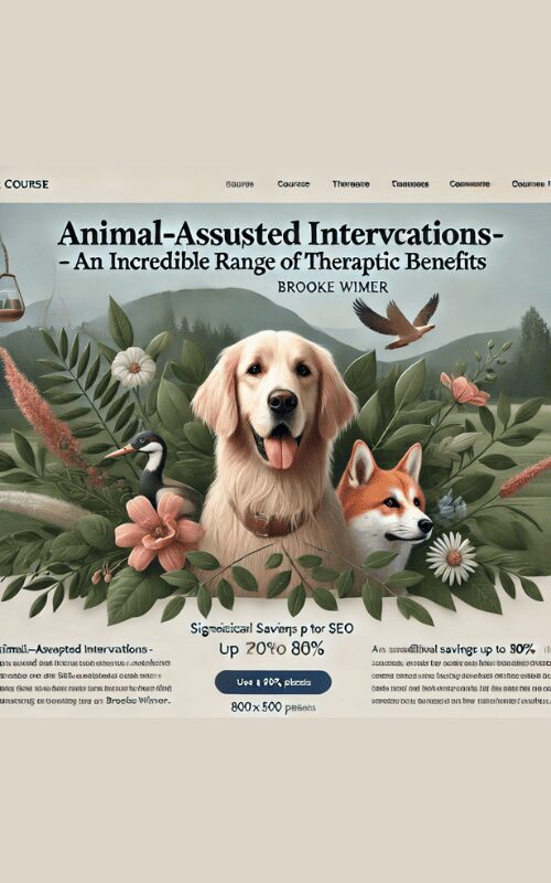 Animal-Assisted Interventions -An Incredible Range of Therapeutic Benefits – Brooke Wimer